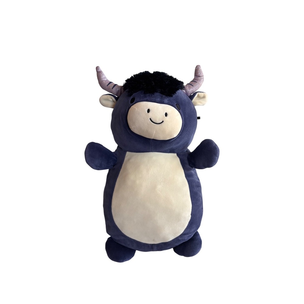 Squishmallows HugMees Blue Bull Plush‎ Stuffed Animal Toy Kids 8 Inch